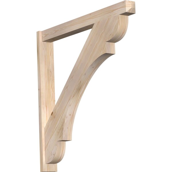 Ekena Millwork Olympic Craftsman Smooth Outlooker, Douglas Fir, 5 1/2"W x 46"D x 46"H OUT06X46X46OLY04SDF - main
